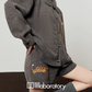 Leopard Print Knit Cardigan / Shorts LLA0552