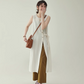 Natural Sleeveless Dress AMU0040