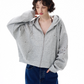 Shiny Sequin Zip Up Hoodie WLS0002
