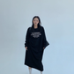 Logo Print Oversized Dress YLS0931