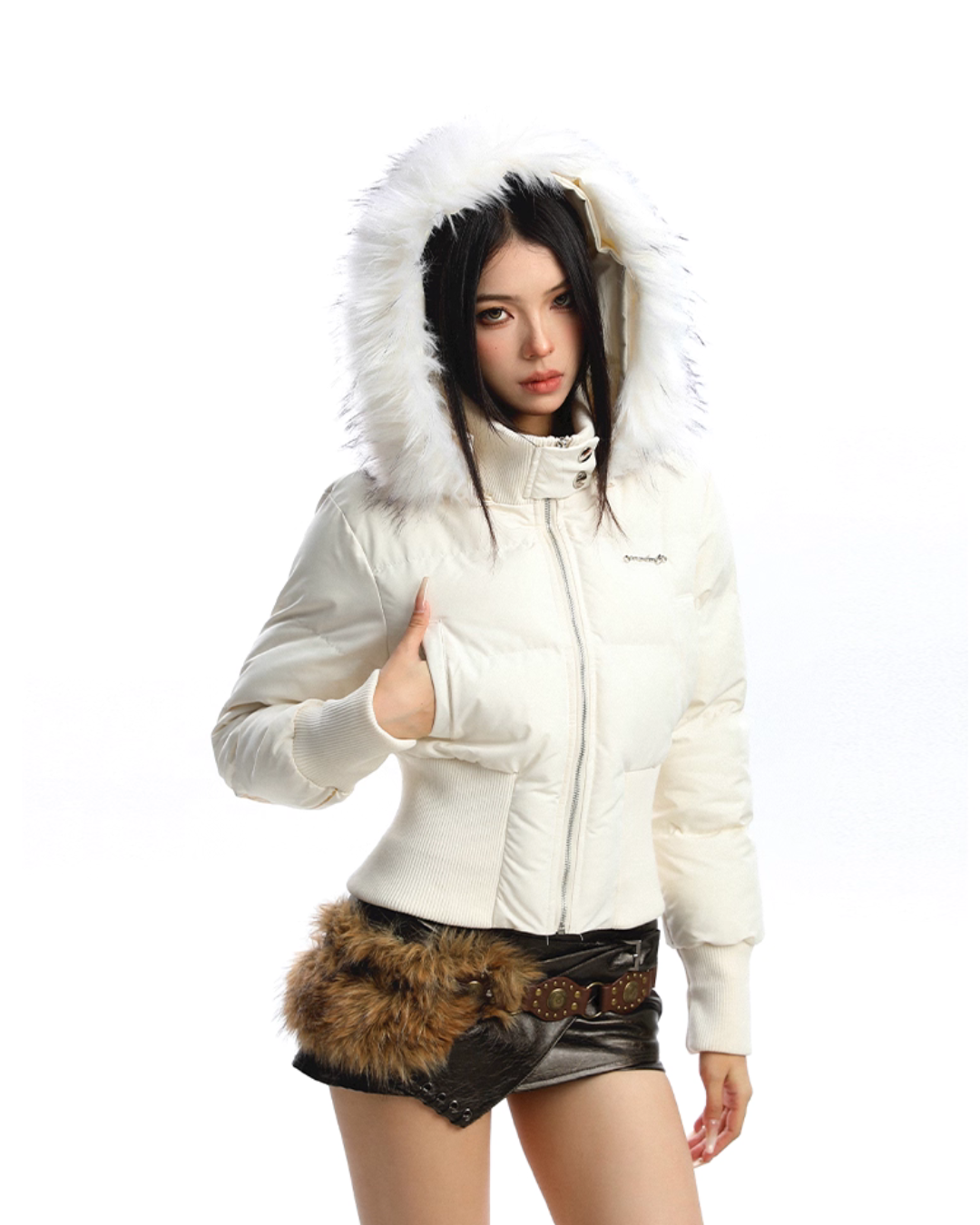 Fur Down Short Jacket BGS0039