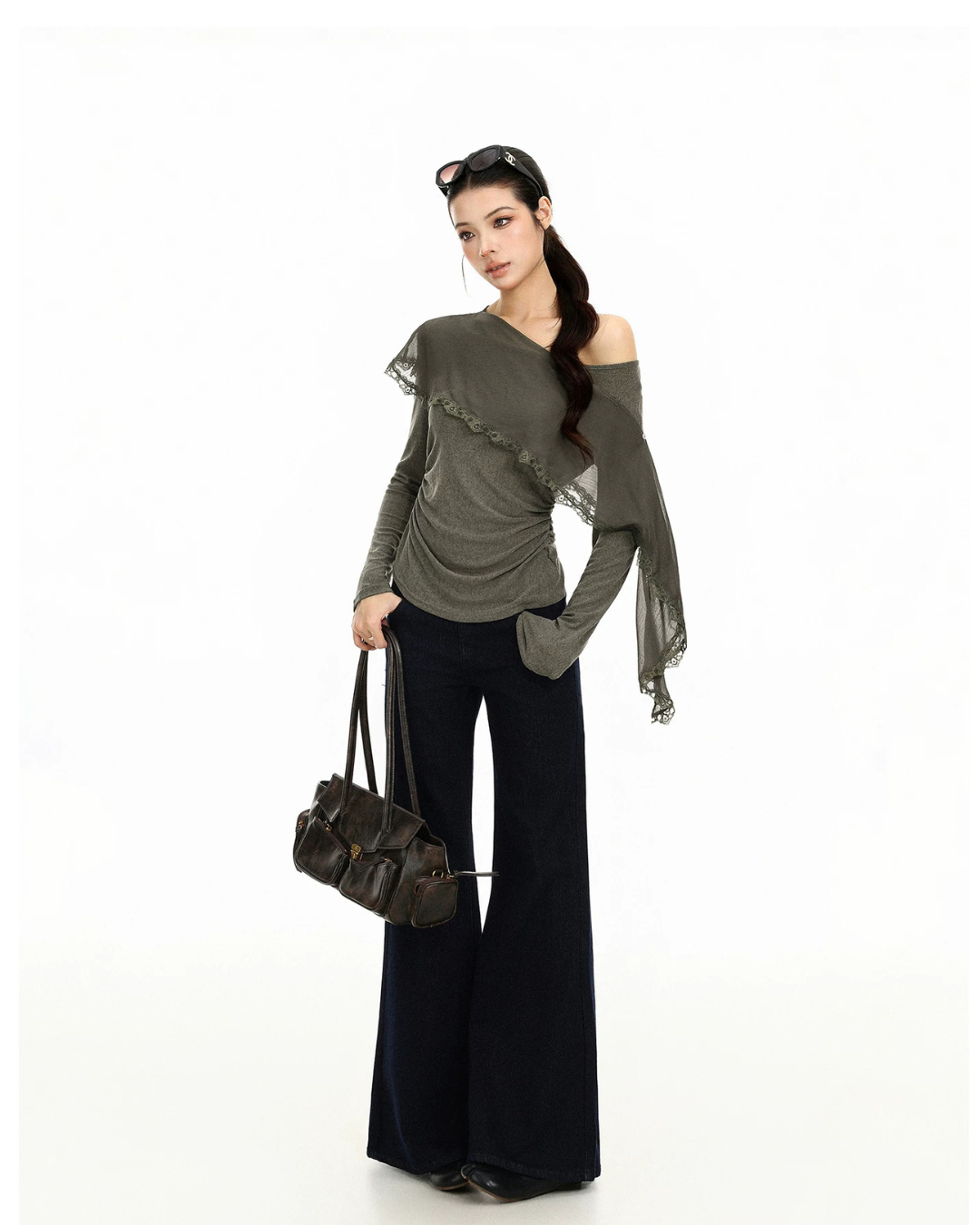 Off-Shoulder Long-Sleeve Top BGS0051