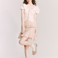 American Retro Ruffle High Waist Skirt GOU0102