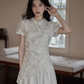 China Embroidery Flower Dress SMS0015