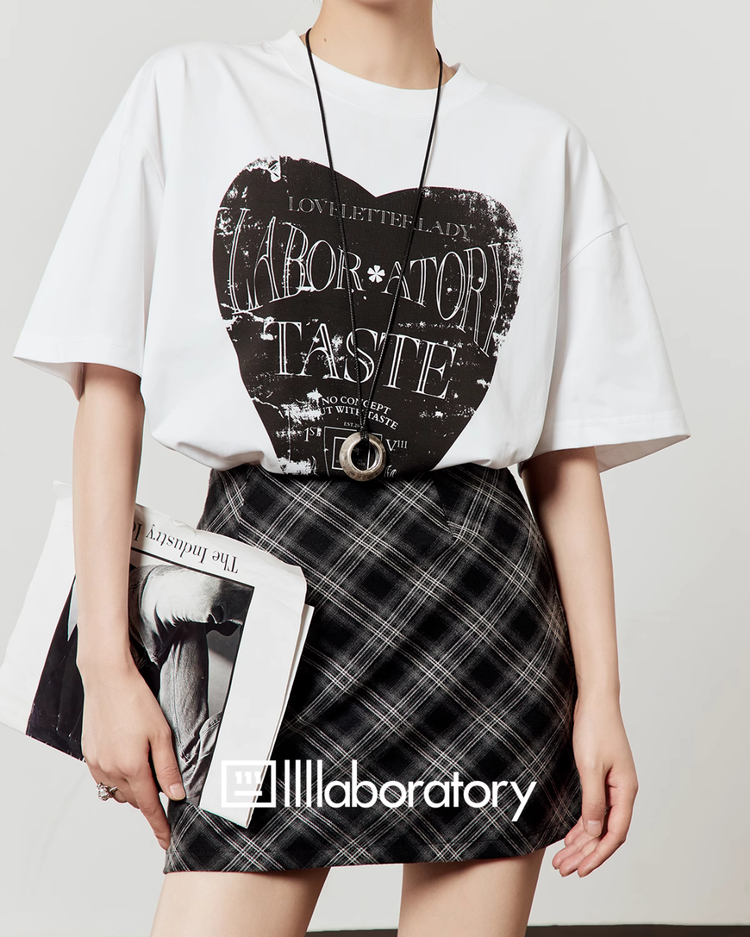 Love Print Round Neck T-Shirt LLA0447