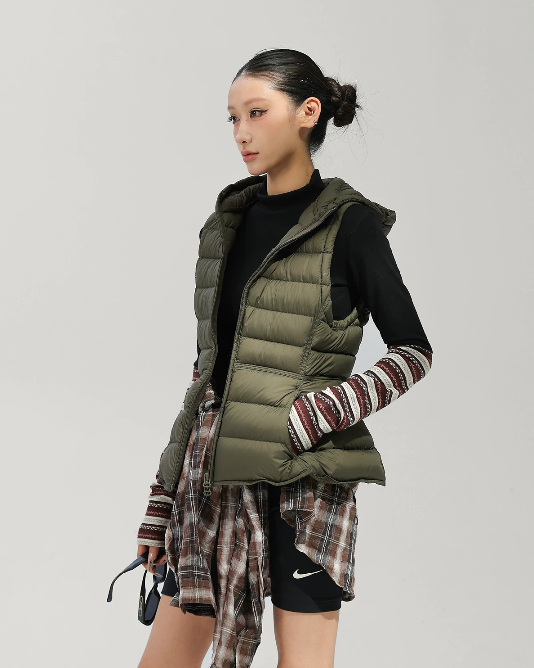 Hooded Down Vest ACS0380