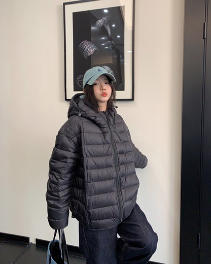Mid-Length Down Hood Jacket YLS1010