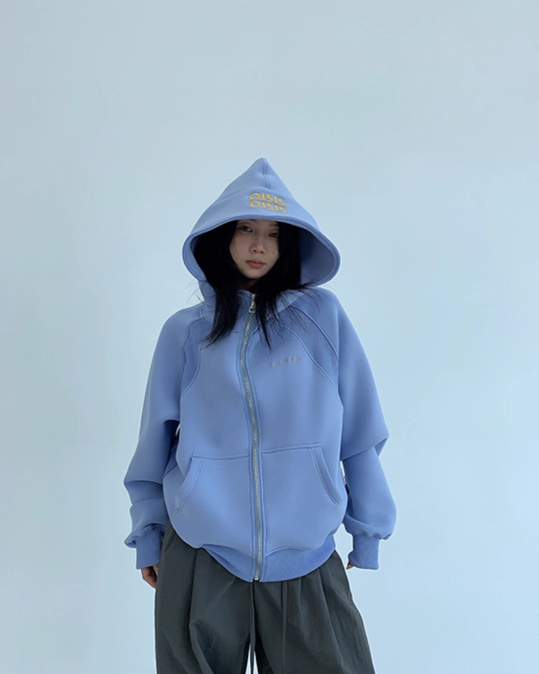 Big Hood Zip Hoodie YLS0938