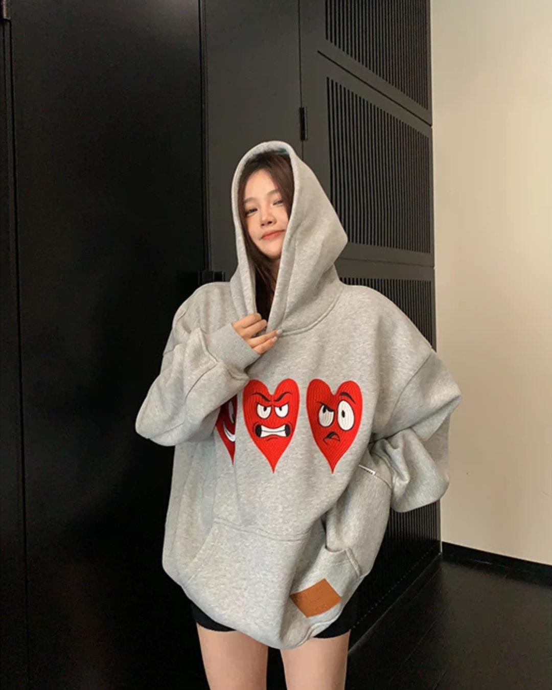 Heart Cartoon Hoodie YLS1073