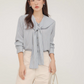 Bowtie Stripe Long Sleeve Shirt CHS0006
