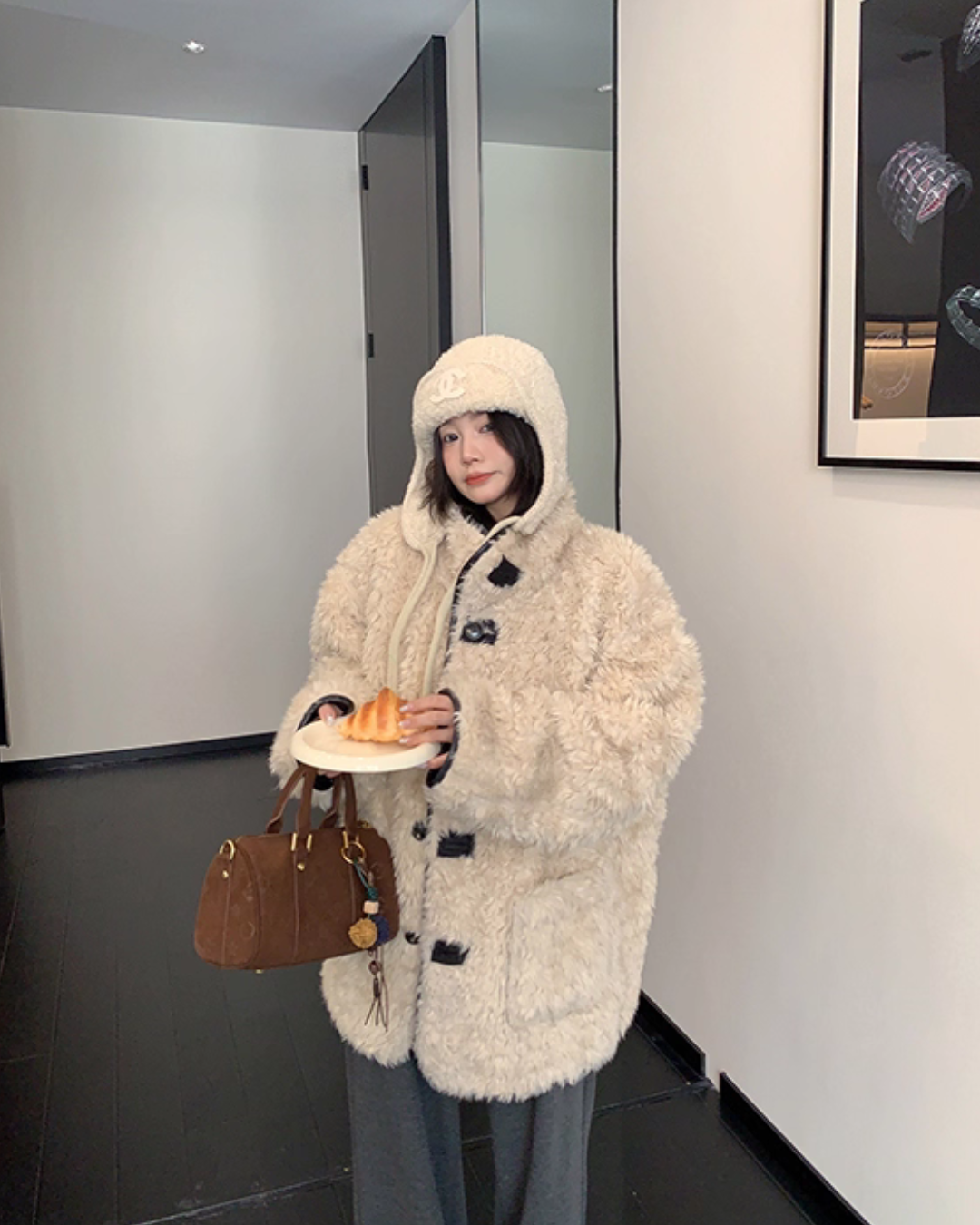 Boa Fleece Reversible Coat YLS1011