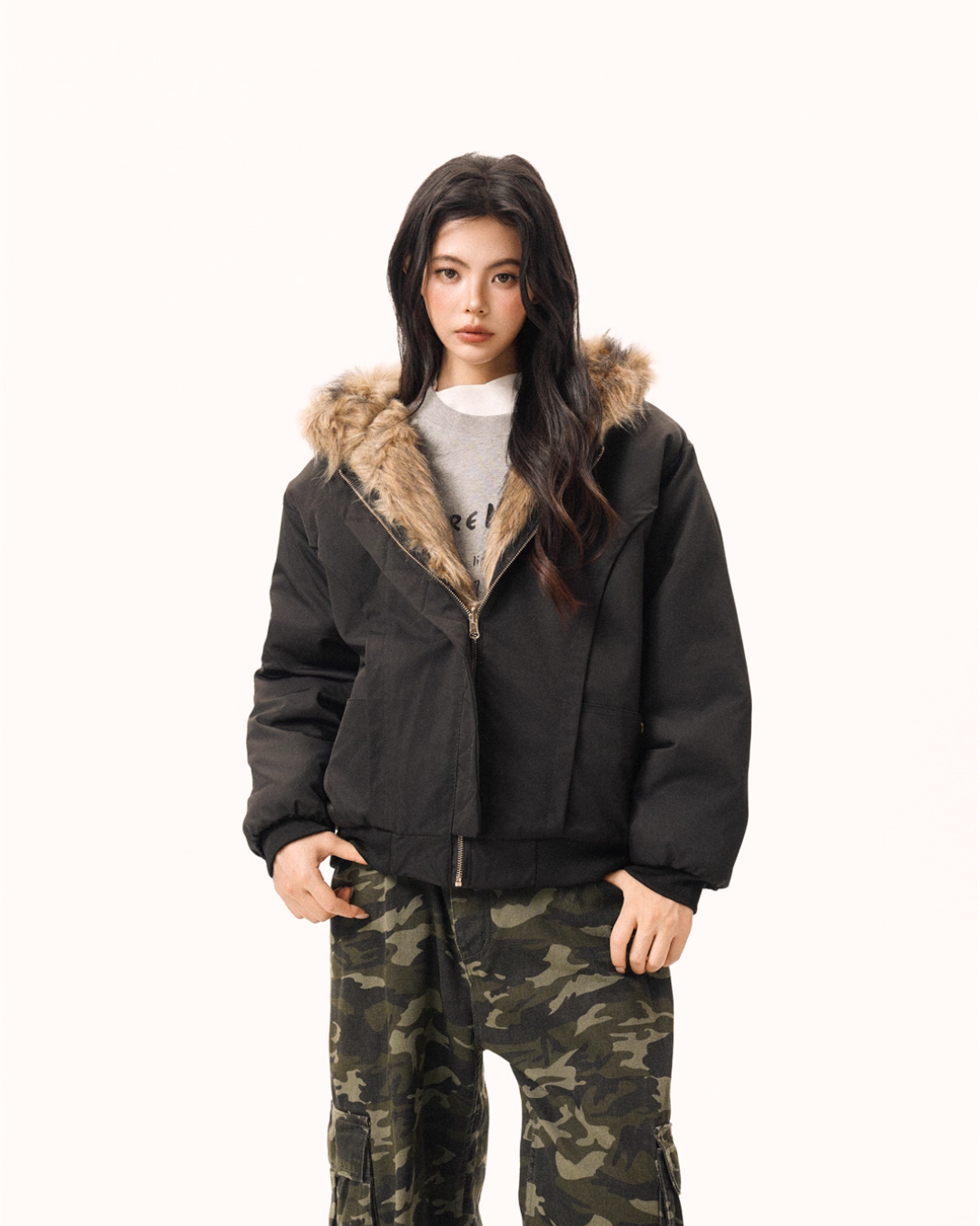 Reversible Fur Jacket BWA0005