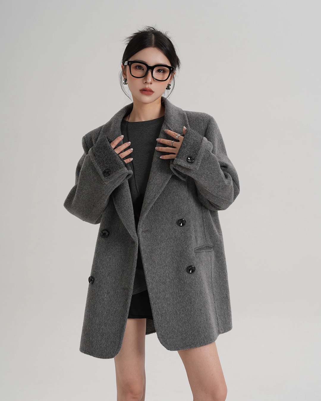 Back Sleeve Wool Blazer SRS0360