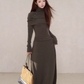 Drapey Long Sleeve Dress WDB0011