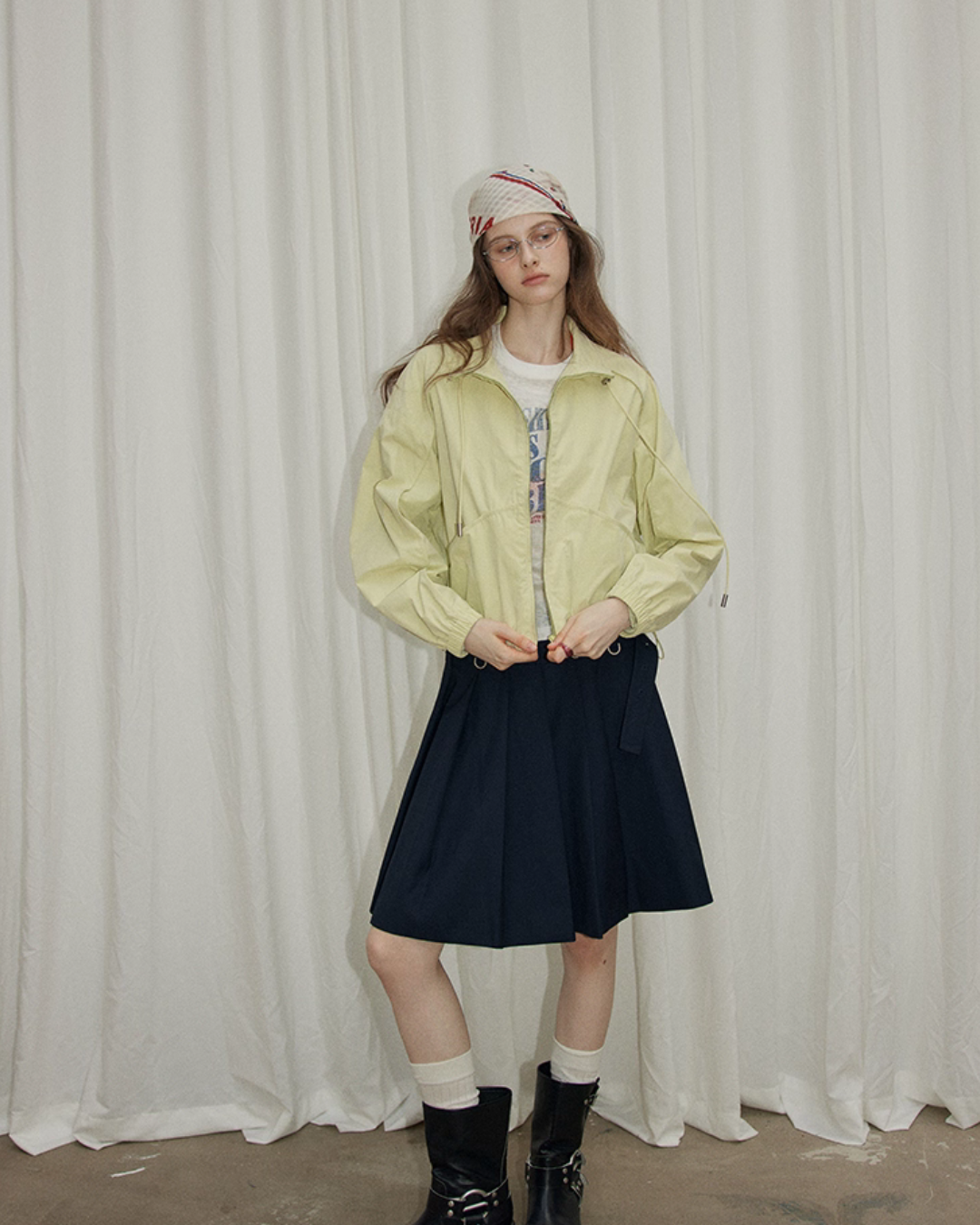 Stand Collar Zip-Up Jacket RLZ0006