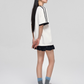 Sideline Race Short Sleeve T-Shirt / Race Tiered Mini Skirt ASG0041