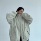 Double Zipper Stand Collar Jacket YLS0933