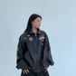 American Retro PU Leather Jacket YLS0895