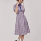 Polo Color Plaid Dress ZZF0258