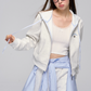 Zip Hoodie / Striped Sweatshirt / Casual Sweatpants ASG0030