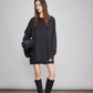 Sheep Wool Pullover Knit Top / Waist Short Skirt TEO0004