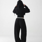 Half Zip Hoodie / Wide Sweatpants ACS0285