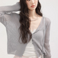 V-neck summer knit cardigan CHS0004