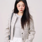Feminine Short Tweed Jacket WDB0019