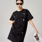 Rhinestone T-shirt Dress FER0124
