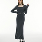 Square Neck Slim Dress IMO0097