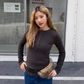 Half-Button Tight Top CYE0093