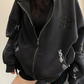 Chrome Hearts Style Zip-Up Hoodie YLS1074