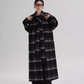 Tie Collar Long Coat SRS0384