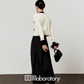 Gold Button Classical Knit Top LLA0554