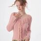 Ruffled Slim Fit V Neck SweaterZZF0327