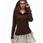 Half Button Long Sleeve Top MDB0003