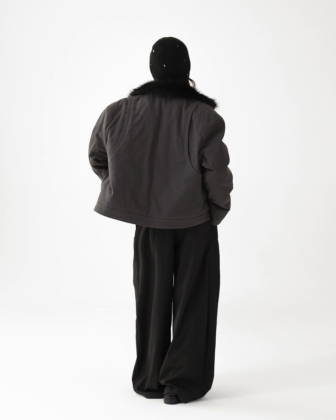 Fur Collar Quilted Jacket ACS0340