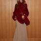 Cable Knit Poncho ASG0055