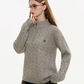 Half Zip Cable Knit MDB0010