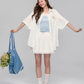 Flower Lace Short Sleeve Shirt / Half Pants ASG0043