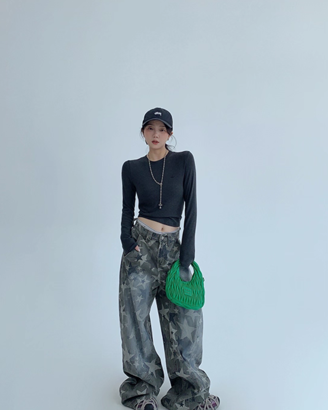 Star Vintage Wide Denim Pants YLS0925