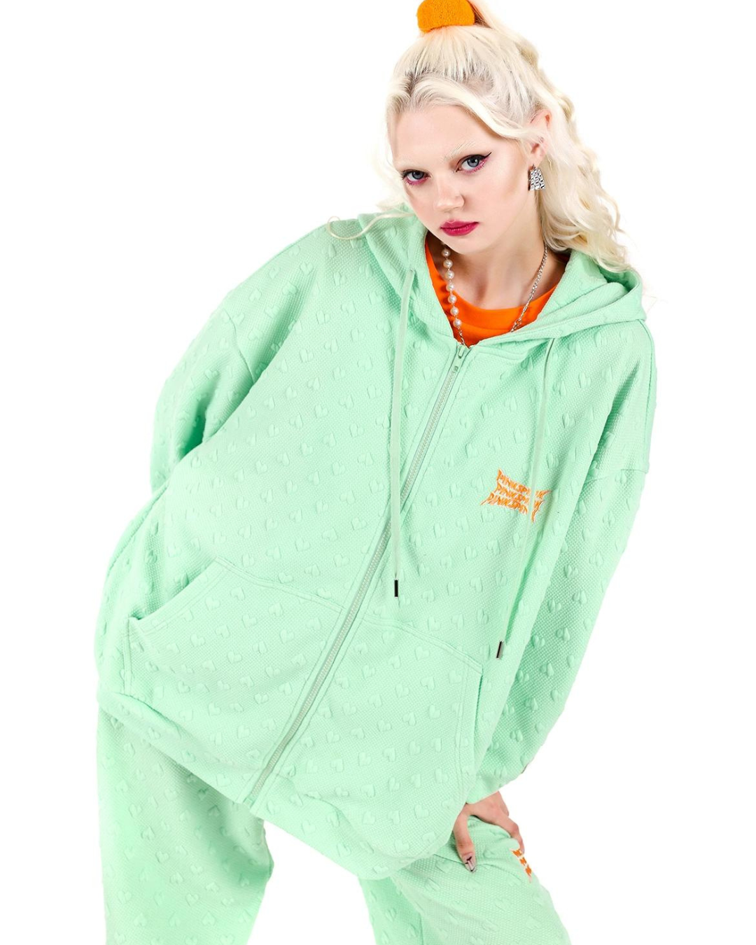 Super Sweet Contrasting Hoodie PPK0062