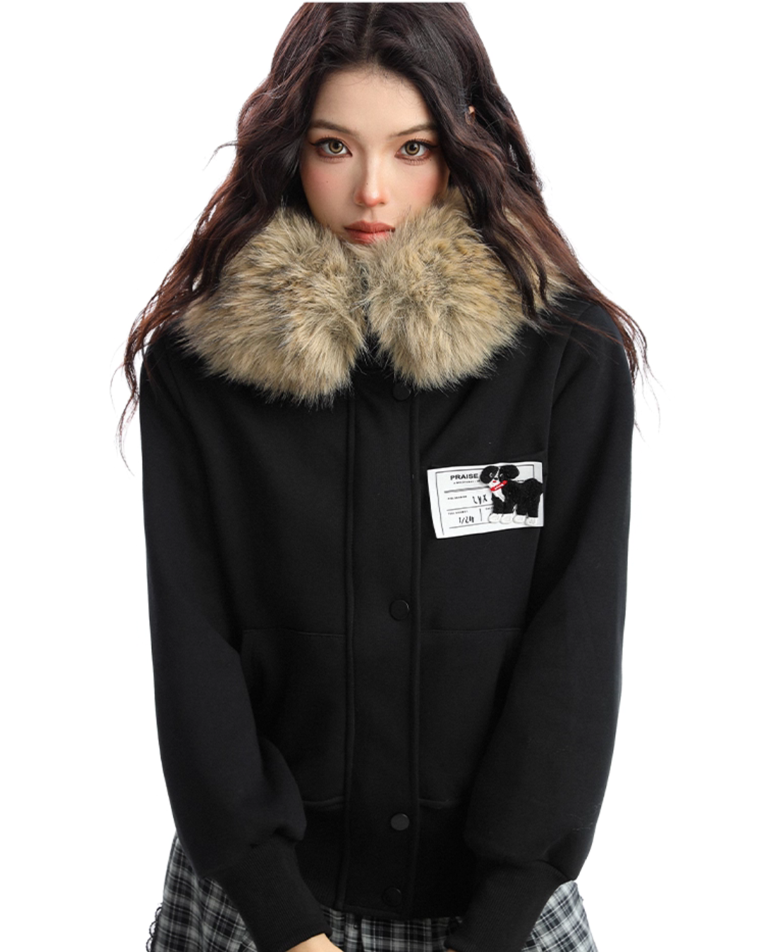 Fur Collar Puppy Short Jacket BGS0024