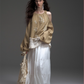 Off-Shoulder Floral Embroidered Top USY0001