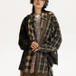 Vintage Plaid Big Shirt EZK0018