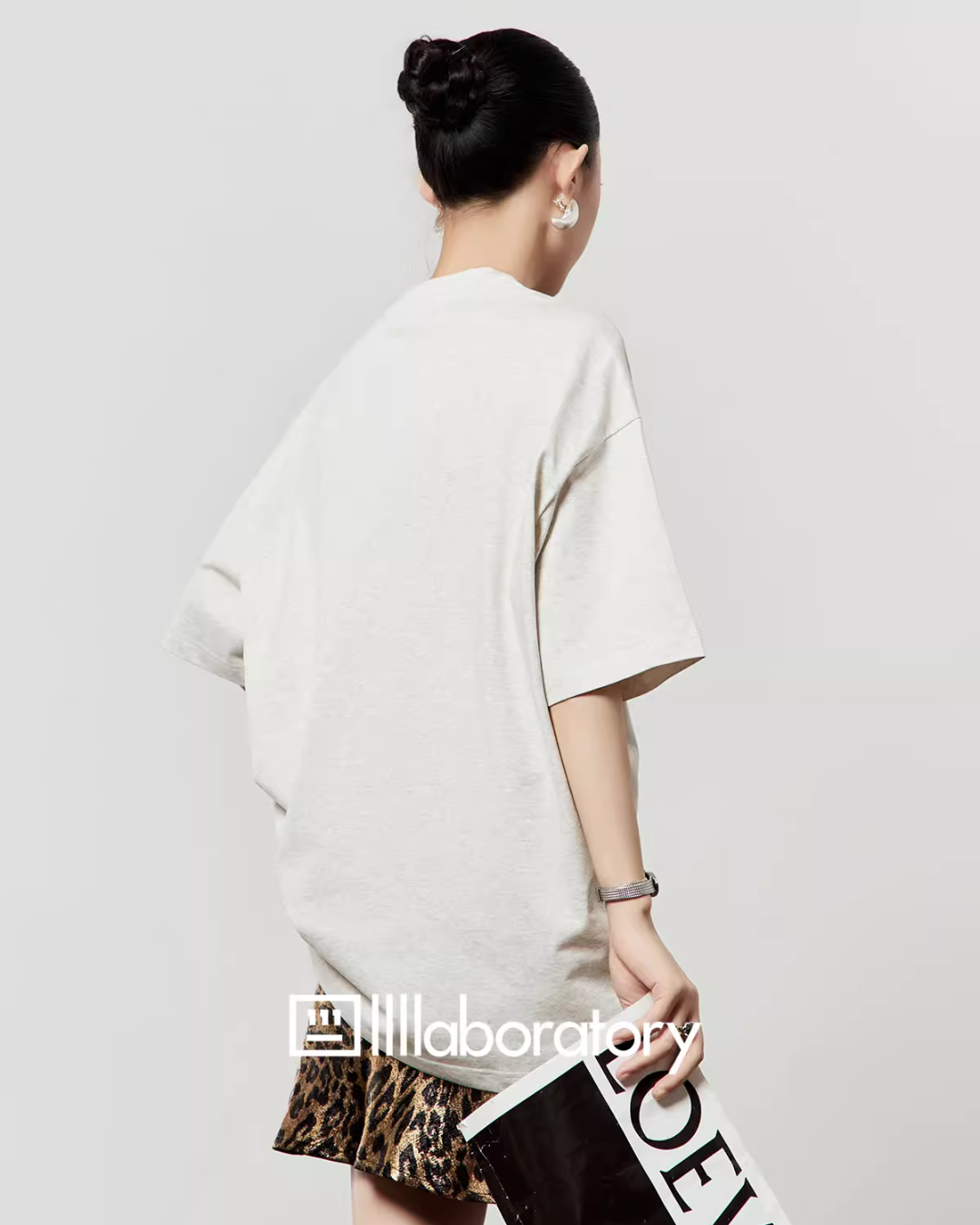 Leopard Print T-Shirt / Leopard Mini Skirt LLA0488