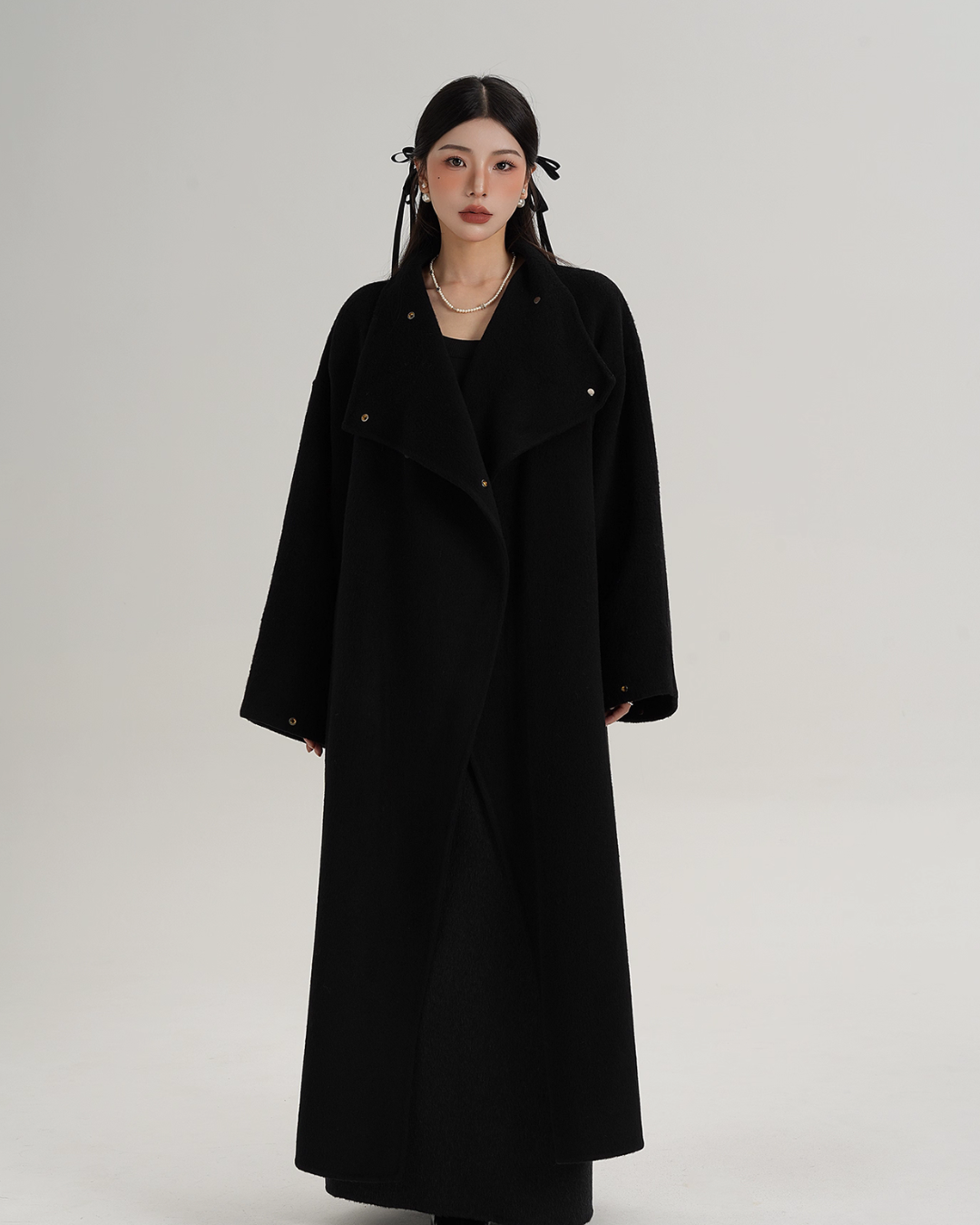 Wool Basic Long Coat SRS0377