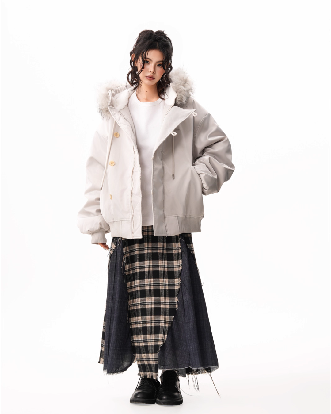 Fur Collar Cotton Jacket BWA0003