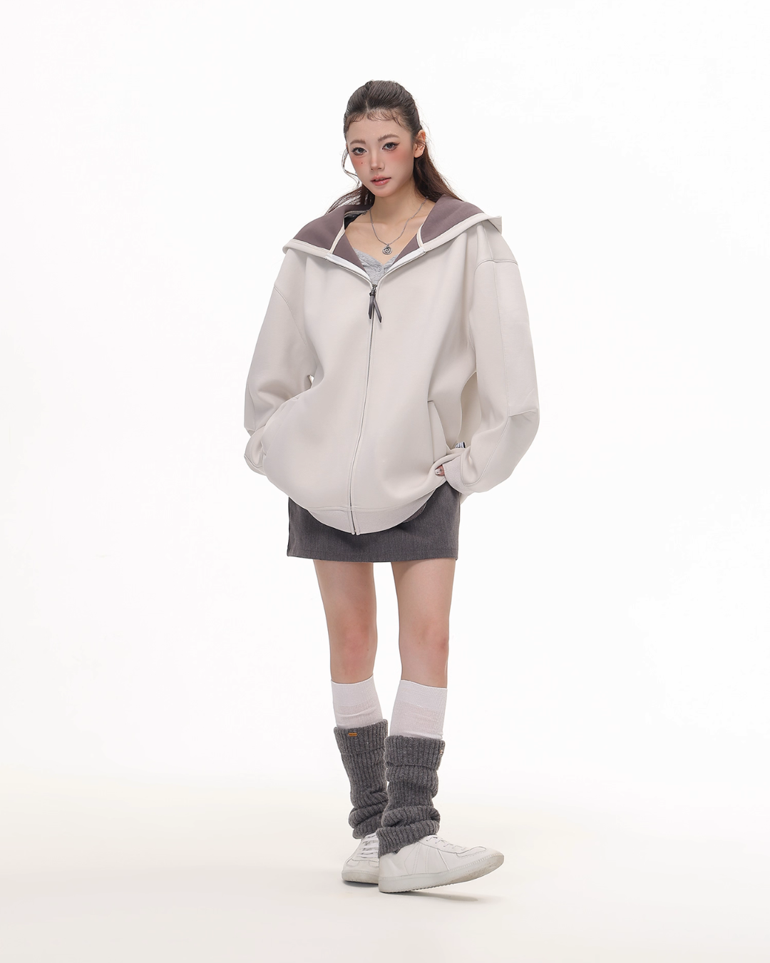 Big Silhouette Zip Hoodie ACS0297