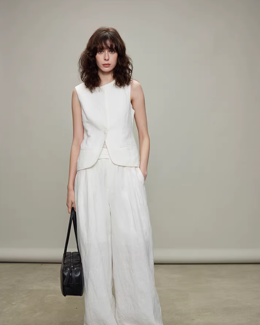 Linen Long-Sleeve Shirt / Casual Pants TEO0003